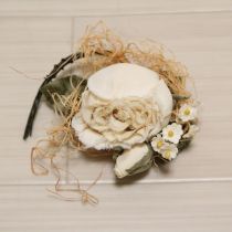 白藁付き薔薇ブーケコサージュ