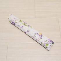 白リトルバイオレット扇子