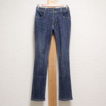 紺ストレッチデニムパンツ【M】