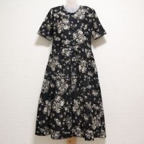 黒グラデーションブーケptワンピース