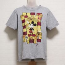 グレーフィルムミッキーコラボTシャツ【S】