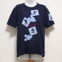 紺ミッキーコラボパッチワークTシャツ【3(M)】
