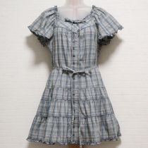 ブルー系オリチェチュニックブラウス