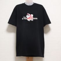 黒犬張り子Tシャツ