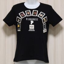 黒ネーム使いTシャツ【L】