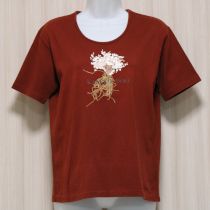 茶鈴蘭ブーケTシャツ