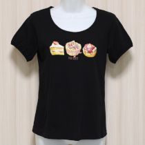 黒スイーツカットソー【4(L)】