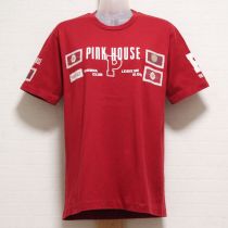 赤ロゴ×雛菊パッチTシャツ【M】