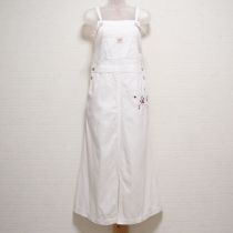 オフ白チェリー刺繍ジャンパースカート【M】