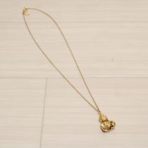 ニットくまネックレス