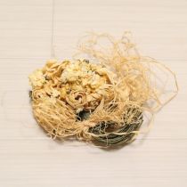 イエロー系藁付きブーケコサージュ