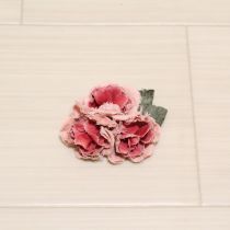 ピンクローズミニコサージュ