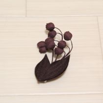 こげ茶鈴蘭コサージュ
