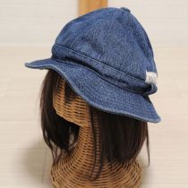 紺デニムメトロ帽