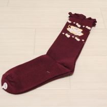 ボルドーティカップソックス