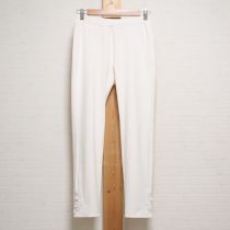 オフ白花モチーフレギンス【3(9号)】