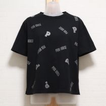 黒ロゴTシャツ