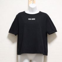 黒ロゴTシャツ