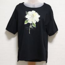 黒40th限定INGEBORG×中川 清美くちなしプリントTシャツ