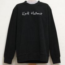 黒ロゴ刺繍フリーストップス【4(L)】