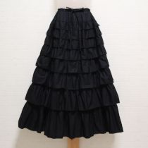 黒段々スカート