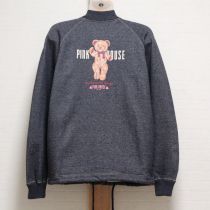 紺ラブテディジップアップカーディガン