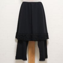 黒裾フリルカットソータブリエ&レギンス【11号】
