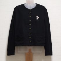 黒ロゴスナップジャケット【L】