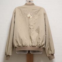 ベージュかんざし刺繍ブルゾン