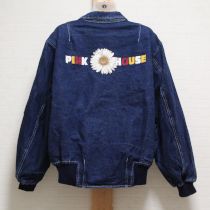 紺雛菊ptデニムブルゾン