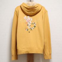 イエローSt.パトリックパレード刺繍パーカー【3(M)】