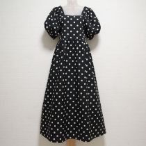 黒little sunny biteコラボコインドットワンピース