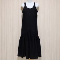 黒マーメイド風ノースリワンピース