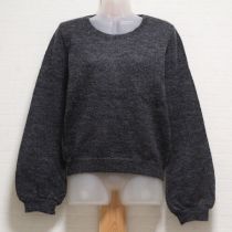 グレーモヘアセーター【F】