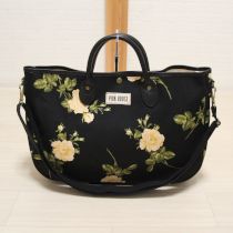 黒薔薇柄2WAYバッグ