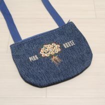紺野薔薇ブーケ刺繍ポシェット