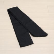 黒ピコットサッシュベルト