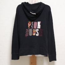 黒ロゴパッチスウェットパーカー【4(L)】