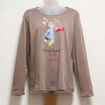 ベージュピーターラビット長Tシャツ