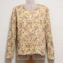 ベージュジャム瓶プリント長Tシャツ