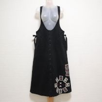 黒パッチ使いジャンパースカート