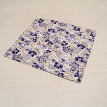 パープル系花柄ストール