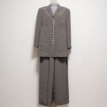 茶水玉ポリパンツスーツ