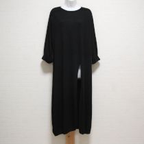 黒ロングニットワンピース【3(9号)】