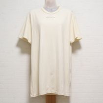 生成チェック使いロゴTシャツ