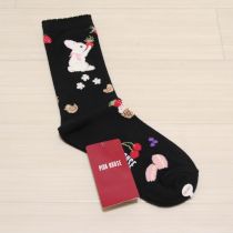 黒スイーツスプリングバニーソックス