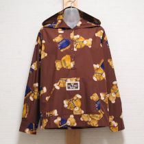 茶プレッピーテディプルオーバー