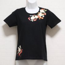 黒ブリリアントルージュTシャツ【M】