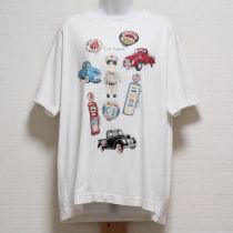 白ポリスTシャツ【L】