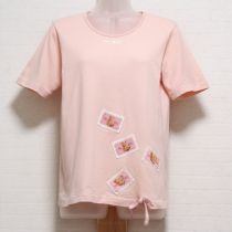 ピンクアニバーサリーテディネームTシャツ【L】